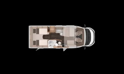 Knaus L!VE WAVE 700 MEG Grundriss Tag